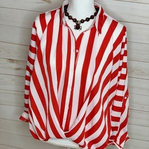 ❤️Striped Blouse🤍